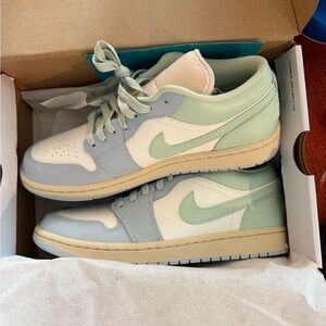 Nike Dunk Low Pastel Mint, Light Blue & Cream